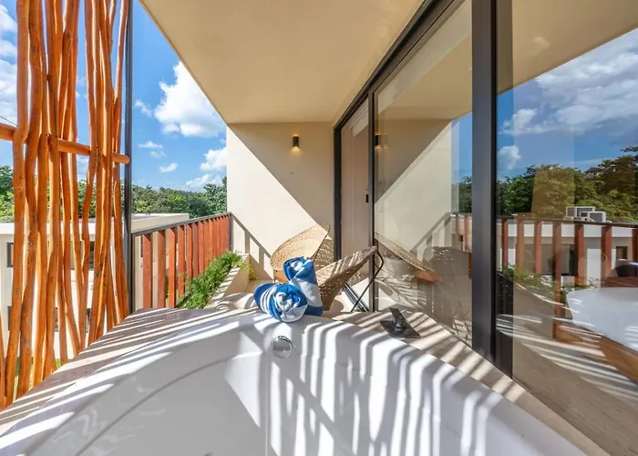 Peaceful Retreat With Hot Tub And King Bed * Tulum